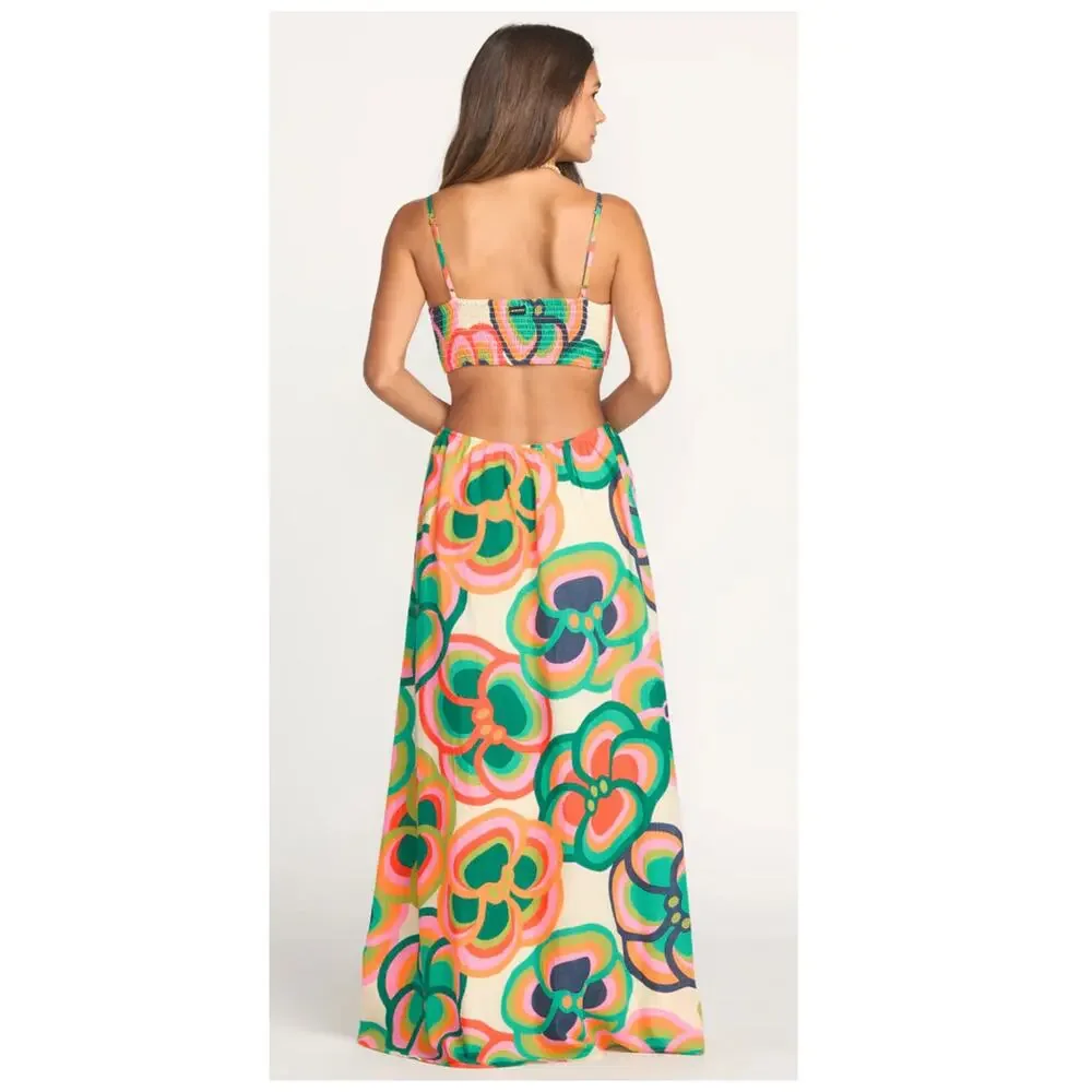 Billabong x Mami Wata True Desire Maxi Dress Size XS - Picture 4 of 12